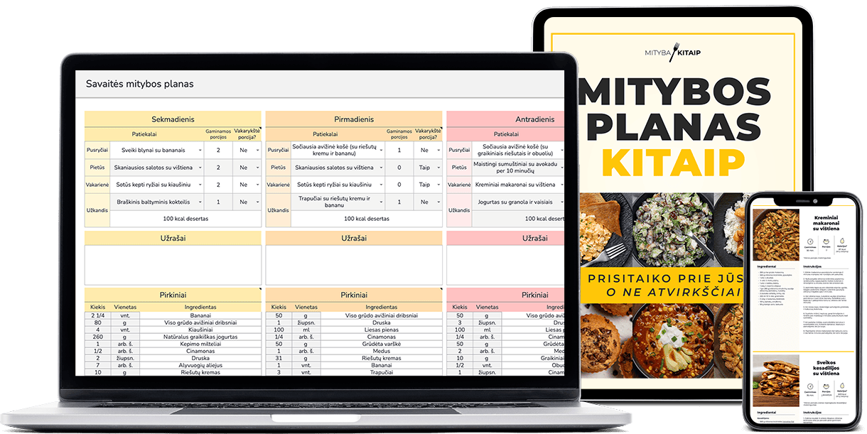 mitybos-planas-produktas Mitybos plano produktas.