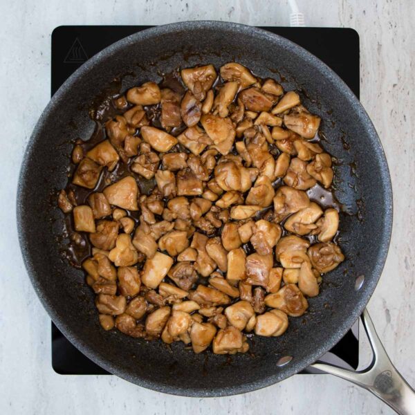 Teriyaki vištienos instrukcijos: 4 žingsnis.